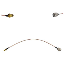 Пігтейл TNC-Male - RP-SMA-Female ВЧ кабель перехідник RG316 довжина 30 см Пігтейл TNC-Male - RP-SMA-Female ВЧ кабель перехідник RG316 довжина 30 см