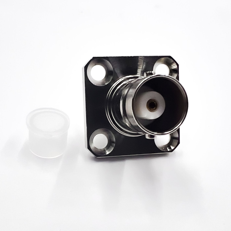 Перехідник BNC-Female - SMA-Female (конектор мама - мама) фланцевий