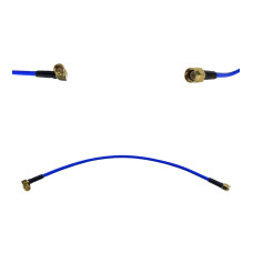 Пігтейл SMA-Male - SMA-Male-90 RG402 ВЧ кабель перехідник RG402 довжина 30 см кутовий Пігтейл SMA-Male - SMA-Male-90 RG402 ВЧ кабель перехідник RG402 довжина 30 см кутовий