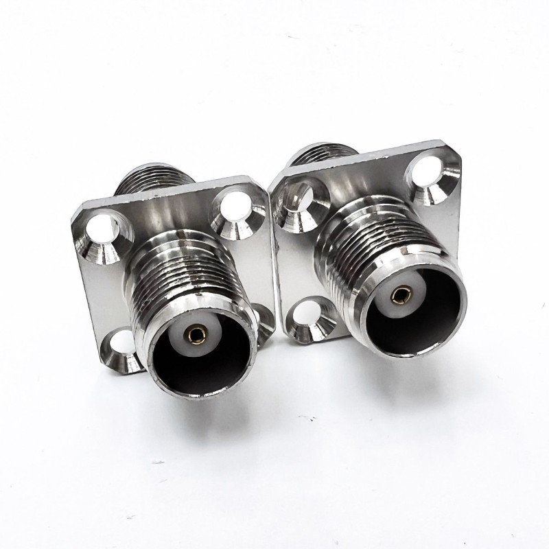 Перехідник TNC-Female - TNC-Female (конектор мама - мама) фланцевий