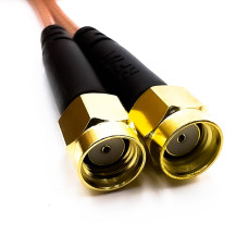 Пігтейл RP-SMA-Male - RP-SMA-Male ВЧ кабель перехідник RG316 довжина 30 см Пігтейл RP-SMA-Male - RP-SMA-Male ВЧ кабель перехідник RG316 довжина 30 см