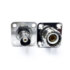 Перехідник TNC-Female - UHF-Female (конектор мама - мама) фланцевий Перехідник TNC-Female - UHF-Female (конектор мама - мама) фланцевий