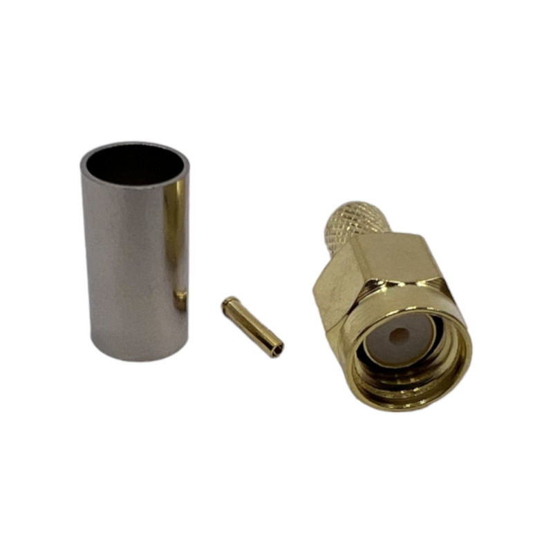 Разъем RP-SMA-Male на кабель RG400 под обжим