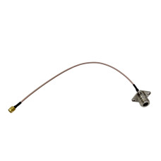 Пигтейл N-Type-Female Flange - SMA Male ВЧ кабель переходник RG316 длинна 30 см