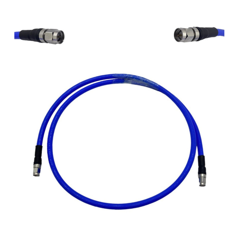 Пігтейл SMA-Male - SMA-Male ВЧ кабель перехідник RG393 1м