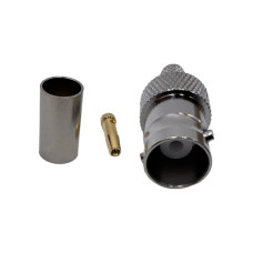 Роз'єм BNC-Female на кабель RG400 під обтиск