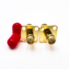 Перехідник SMA-Female - SMA-Female (конектор мама - мама) фланцевий