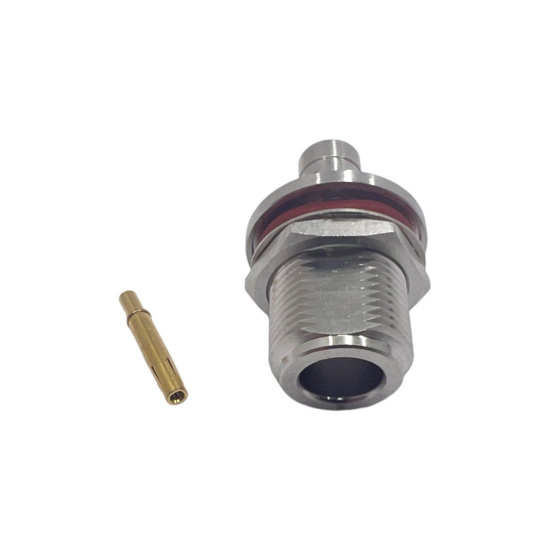 Разъем N-Type-Female мама на кабель RG401