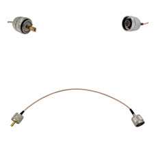 Пігтейл UHF-Male - N-Type-Male ВЧ кабель перехідник RG316 довжина 30 см