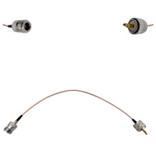 Пігтейл UHF-Male - N-Type-Female ВЧ кабель перехідник RG316 довжина 30 см Пігтейл UHF-Male - N-Type-Female ВЧ кабель перехідник RG316 довжина 30 см