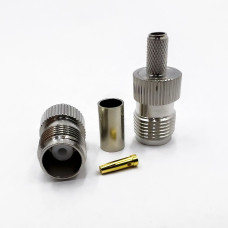 Роз'єм TNC-Female на кабель RG-58 під пайку Роз'єм TNC-Female на кабель RG-58 під пайку