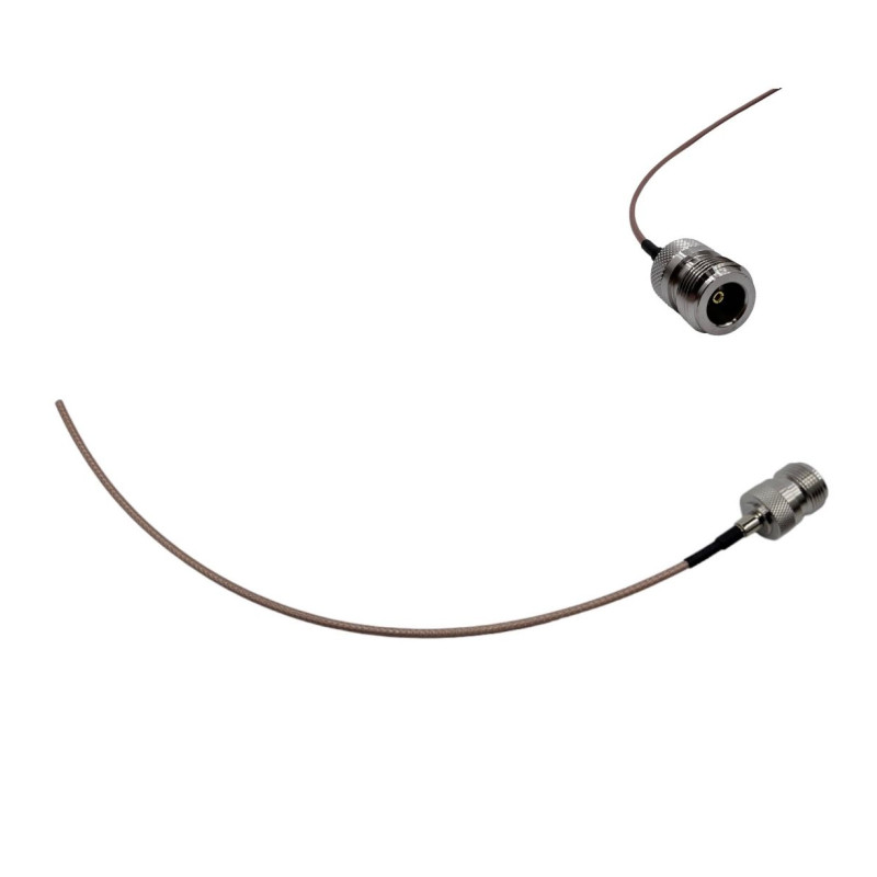 Пігтейл N-Type - Female - No connector ВЧ кабель перехідник RG316 довжина 25 см