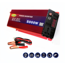 Преобразователь напряжения 12V-220V 5000W Eryuan Инвертор с LCD-экраном для дома и авто