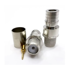 Роз'єм QMA-Male на кабель RG-8/LMR400 під обтиск