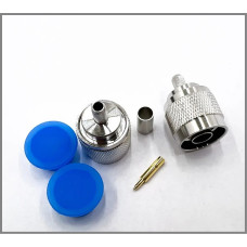 Роз'єм N-Type Male на кабель RG-58 під обтиск Роз'єм N-Type Male на кабель RG-58 під обтиск