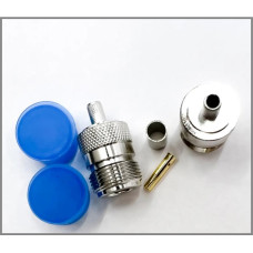 Роз'єм N-Type Female на кабель RG-58 під обтиск Роз'єм N-Type Female на кабель RG-58 під обтиск