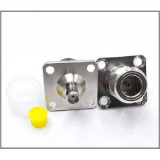 Перехідник N-Type-Female - SMA-Female (конектор мама - мама) фланцевий Перехідник N-Type-Female - SMA-Female (конектор мама - мама) фланцевий