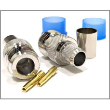 Роз'єм N-Type-Female на кабель RG-8/LMR400 під обтиск Роз'єм N-Type-Female на кабель RG-8/LMR400 під обтиск