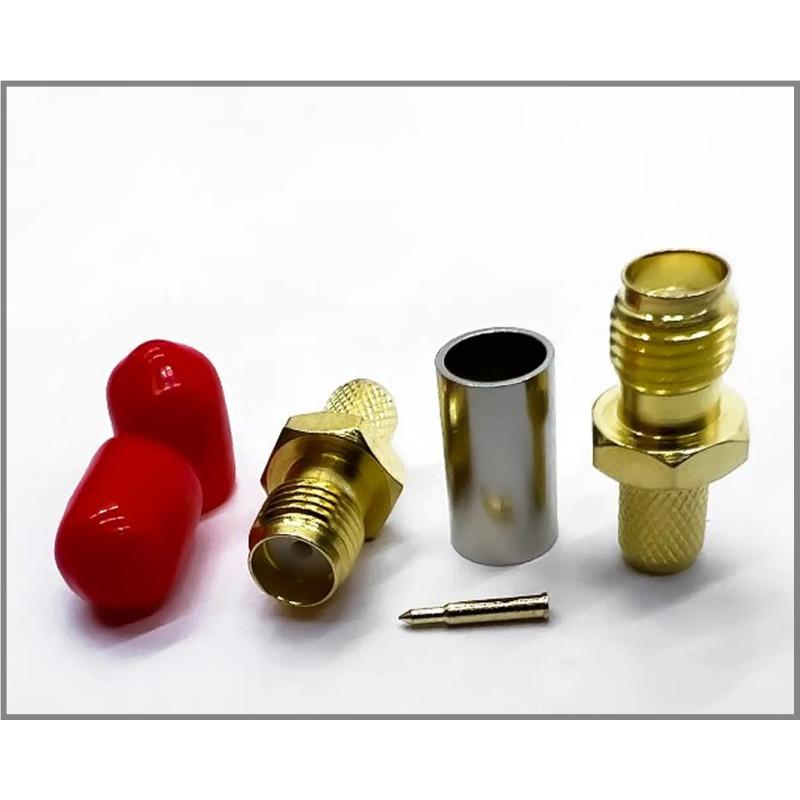 Роз'єм RP-SMA Female на кабель RG-58 під обтиск