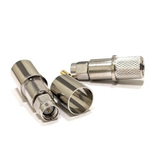 Роз'єм SMA-Male на кабель RG-8/LMR400 під обтиск Роз'єм SMA-Male на кабель RG-8/LMR400 під обтиск