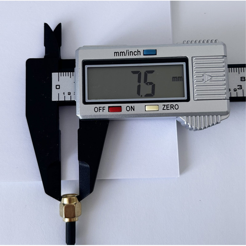 Пигтейл SMA-Male – SMA-Male ВЧ кабель-переходник RG316, длина 30 см.