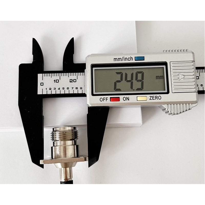 Пігтейл SMA Male - N-Type-Female Flange ВЧ кабель перехідник RG400 довжина 30 см