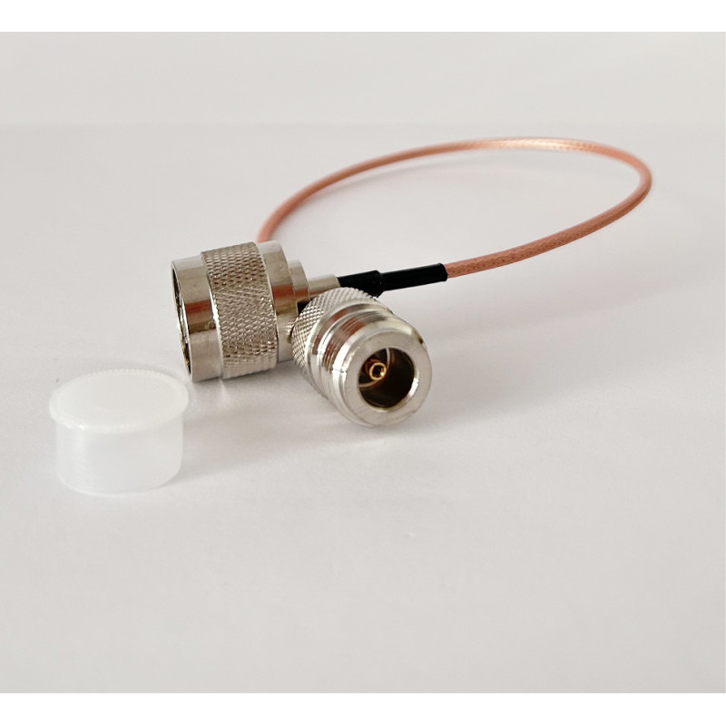 Пигтейл TNC-Male — N-Type-Female, ВЧ кабель RG316, 30 см