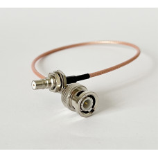 Пігтейл BNC-Male — QMA-Female, ВЧ кабель RG316, 30 см