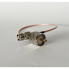 Пігтейл UHF-Male — TNC-Female, ВЧ кабель RG316, 30 см