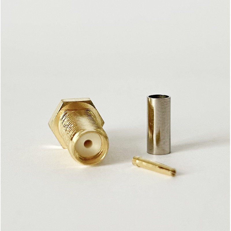 Разъем SMA-Female на кабель RG316 под обжим