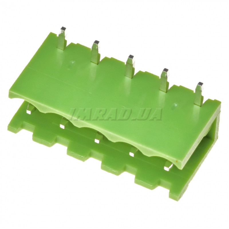 Винтовой клеммник TBG-5-KB-5P-GN (клеммная колодка) для надежного подключения и фиксации проводов