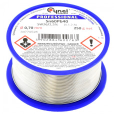 Припой LC60-0.70/0.25 (Sn60Pb40-SW26) для ремонта, сборки и обслуживания электроники