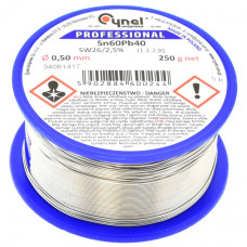 Припой LC60-0.50/0.25 (Sn60Pb40-SW26) для ремонта, сборки и обслуживания электроники