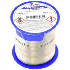 Припой LC60-0.50/0.5 (Sn60Pb40-SW26) для ремонта, сборки и обслуживания электроники