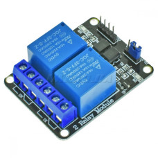 Модуль Релейний модуль 5V для Arduino (2 реле з опторозв'язкою) для Arduino (датчик, плата розширення) для DIY проєктів та навчання