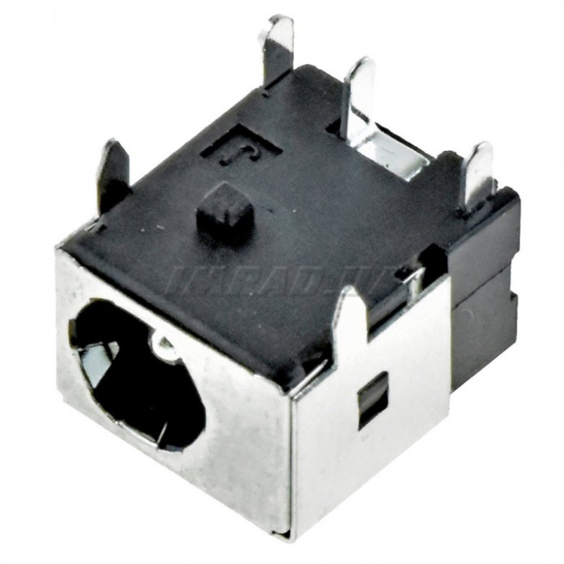 DC разъем питания DC0044A (гнездо, коннектор) для подключения адаптеров и блоков питания