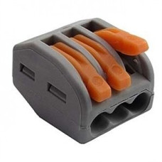 Клеммник винтовой 222-413 (клеммная колодка, terminal block) Для подключения и фиксации проводов