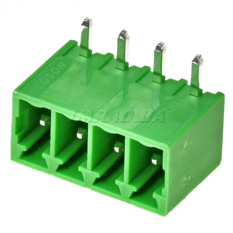 Клемник гвинтовий 15EDGRC-3.5-04P-14-00A[H] (клемна колодка, terminal block) для підключення та фіксації проводів