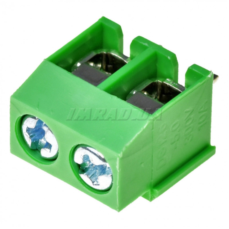 Клемник гвинтовий DG126-5.0-02P-14-00A[H] (клемна колодка, terminal block) для підключення та фіксації проводів