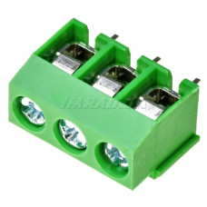 Клемник гвинтовий DG126-5.0-03P-14-00A[H] (клемна колодка, terminal block) для підключення та фіксації проводів