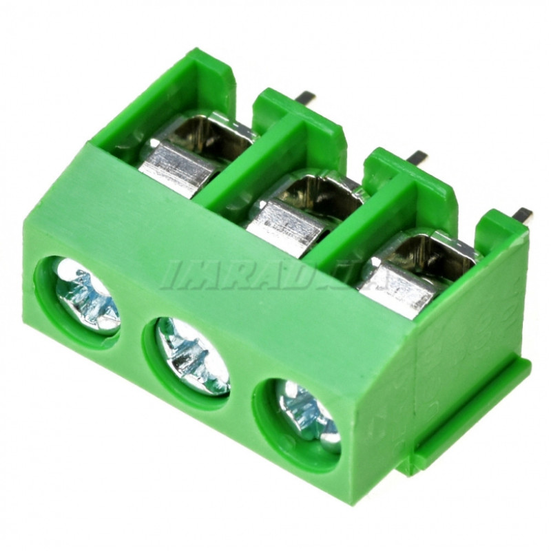 Клемник гвинтовий DG126-5.0-03P-14-00A[H] (клемна колодка, terminal block) для підключення та фіксації проводів