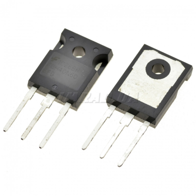 IGBT транзистор FGH40N60SFDTU (силовий ключ) для інверторів, джерел живлення та силової електроніки