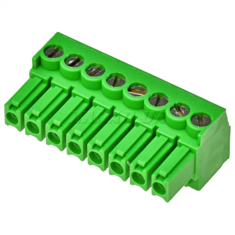 Клеммник винтовой 284506-8 (клеммная колодка, terminal block) Для подключения и фиксации проводов