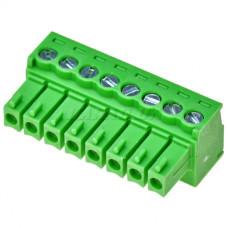 Клеммник винтовой 15edgk-3.5-08P-1400ah (клеммная колодка, terminal block) Для подключения и фиксации проводов