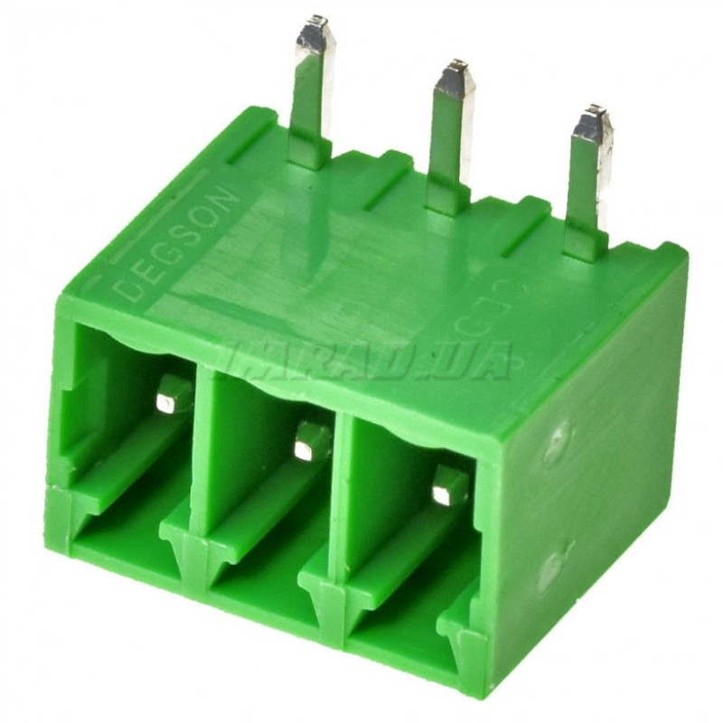 Клемник гвинтовий 15EDGRC-3.5-03P-14-00A[H] (клемна колодка, terminal block) для підключення та фіксації проводів