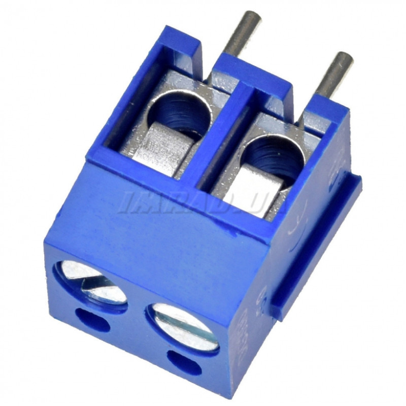 Клемник гвинтовий DG300-5.0-02P-12-00A[H] (клемна колодка, terminal block) для підключення та фіксації проводів