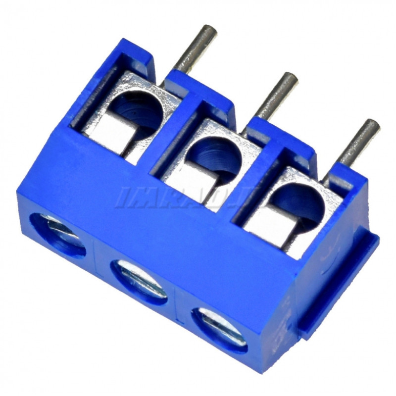 Клемник гвинтовий DG301-5.0-03P-12-00AH (клемна колодка, terminal block) для підключення та фіксації проводів