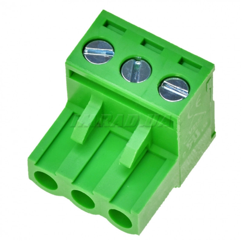 Клеммник винтовой 2edgk-5.0-03P-14 - 00ah (клеммная колодка, terminal block) Для подключения и фиксации проводов