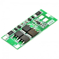 Контролер (балансир) заряду/розряду LiIo батарей BMS 2S 20A для ремонту, складання та обслуговування електроніки