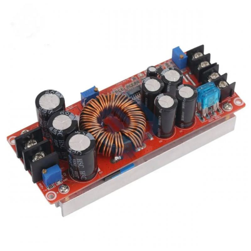 Повышающий DC-DC преобразователь SZ-BT07CCCV-A 1200W 10-60V / 12-83v (без вентилятора) для ремонта, сборки и обслуживания